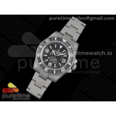 OX공장 롤렉스 서브마리너 40 블랙 블레이큰 샌드블래스트 Submariner BLAKEN Sandblasted SS OXF 1:1 Best Edition Black Dial on Bracelet A2836