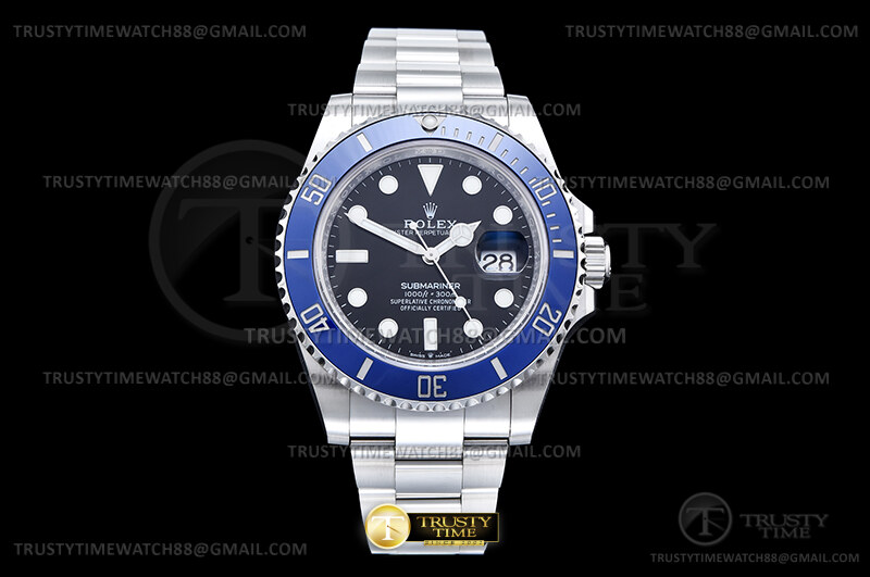 THB공장 롤렉스 서브마리너 41 쿠키몬스터 블루 스틸 브레이슬릿 Sub 126619LB 904 41mm SS/SS Blk THB SH3235